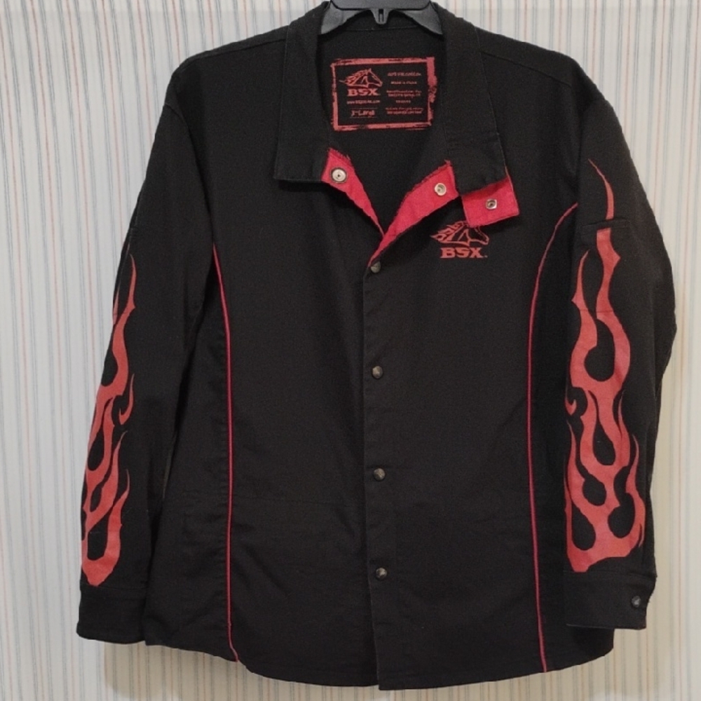 BSX Black And Red FR WELDING JACKET XL